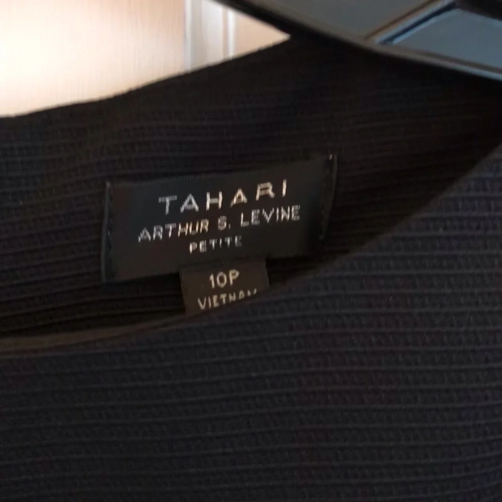 Tahari black and white party dress - Picture 2 of 8
